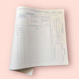 Giấy thi (phách dọc) - compo 50 tờ