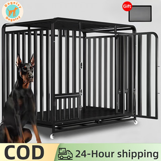 🐈Dogelsy🐕 Chuồng Chó Vuông Cao Cấp Size Đại Cho Thú Cưng Lồng Chó Ống Vuông Dày Dặn Chắc Chắn