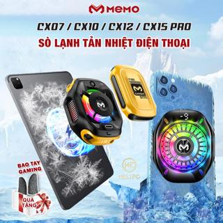 Tản nhiệt điện thoại máy tính bảng sò lạnh từ tính Memo CX07 / CX10 / CX12 / CX15 Pro Led RGB làm lạnh đóng băng