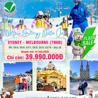 TOUR ÚC | SYDNEY | MELBOURNE 7N6Đ