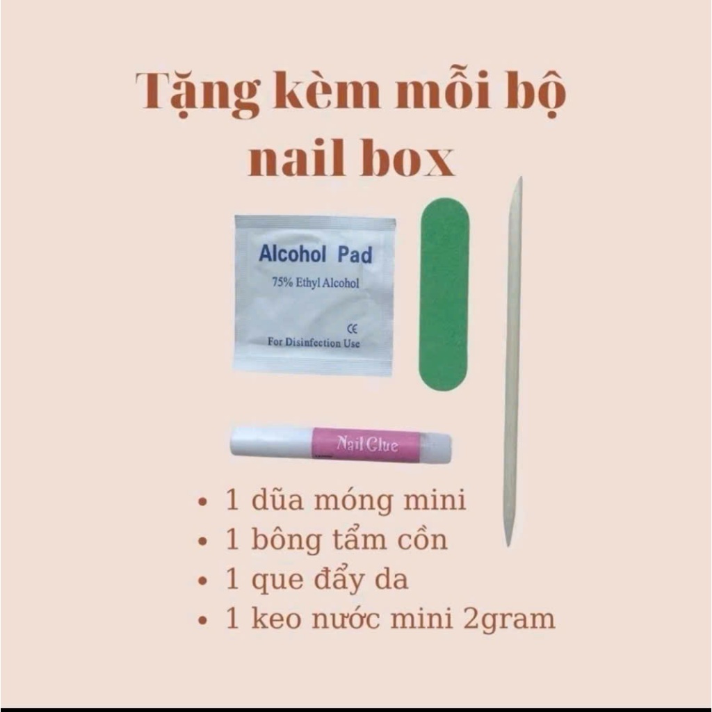 Keo MxBon   Nail Box Mắt Mèo Phom Ngắn Hạt Na Sang Chảnh