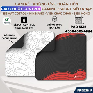 Pad Chuột Control Gaming Esport Attack Shark CM02 Kích Thước 450x400x4mm Bề Mặt Siêu Mịn Chống Nước