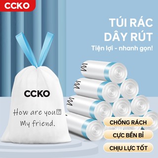  Túi đựng rác có dây rút CCKO CK8101-8104 túi đựng rác cho thùng rác các loại từ 5L đến 30L 