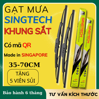 Gạt mưa ô tô chính hãng Singtech nhập Singapore ( size 35 ->70 cm ) có mã QR