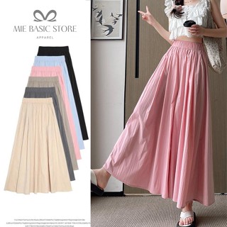 Quần Giả Váy Dài Lưng Thun Nữ Ống Rộng Vải Gió Mềm Nhiều Màu Mặc Đi Chơi Ở Nhà Phong Cách Hàn Quốc (QG101)