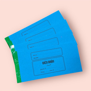 Biên nhận 1 liên -compo 5 quyển