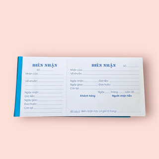 Biên nhận 1 liên -compo 5 quyển