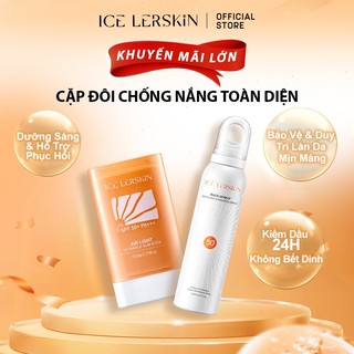 Kem Chống Nắng Dạng Xịt Dưỡng Sáng ICE LERSKIN SPF50++++Phù Hợp Mọi Loại Da,Thẩm Thấu Nhanh Không Nhờn Rít
