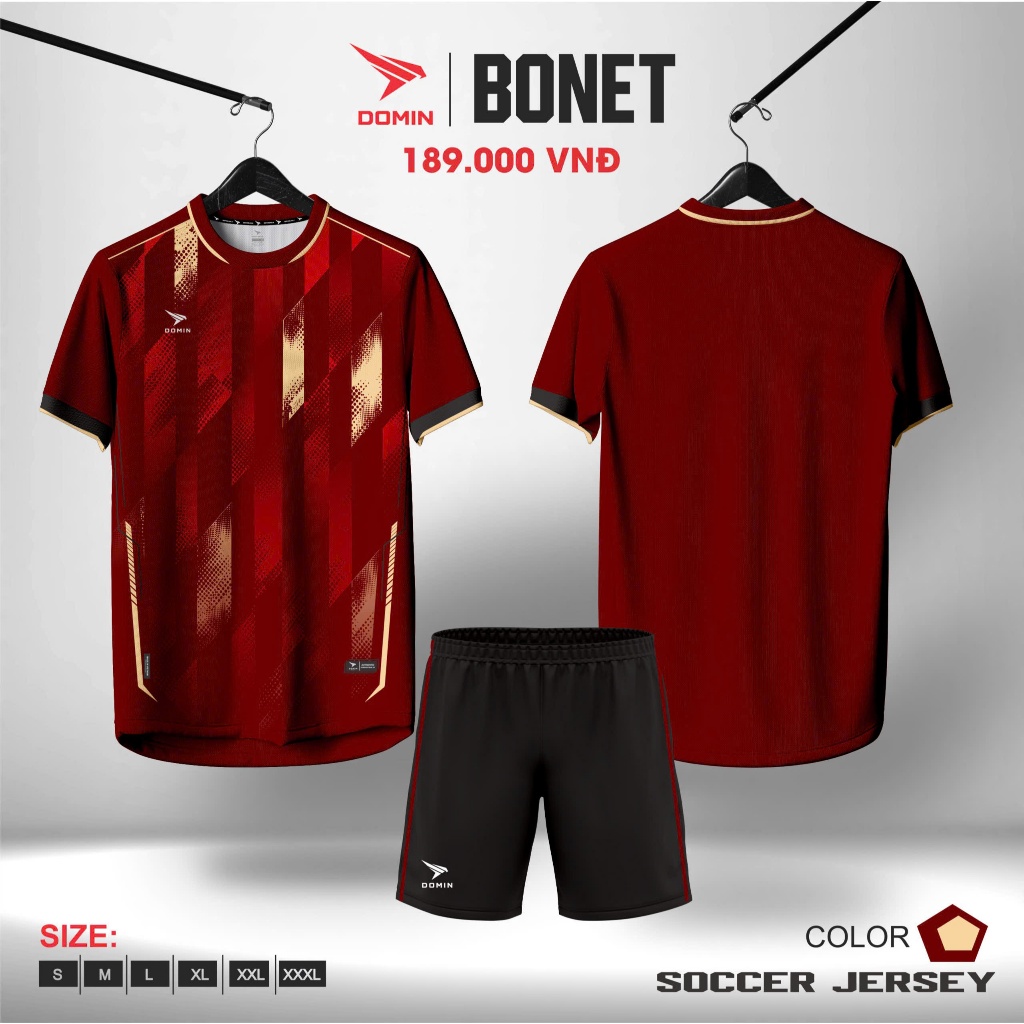 Bộ áo bóng đá Bonet Domin mới