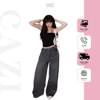 [lẻ quần] Cazi Hattie Pants - Quần dài ống rộng túi tròn
