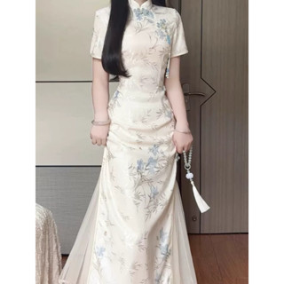  váy nữ sườn xám cách tân trung hoa 