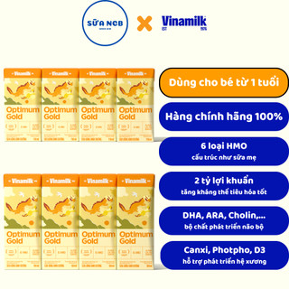   Chính Hãng  Lẻ Sữa pha sẵn Optimum Gold chính hãng Vinamilk - Vỉ  x 4 Hộp 
