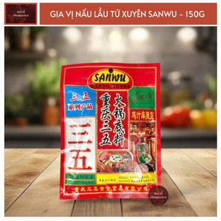 Gia Vị Nấu Lẩu Tứ Xuyên SANWU - Gói 150g