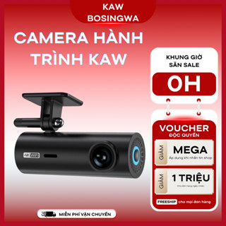 Camera Hành Trình Ô Tô 4K hai mắt, Cam Rộng, Siêu Nét, Kiểm Soát Và Theo Dõi Dễ Dàng Qua App
