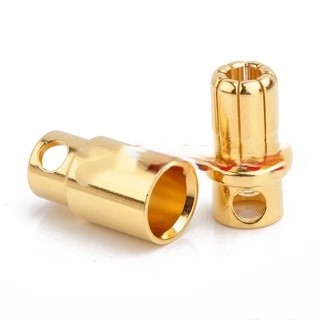 Jack / Giắc bắp chuối 2.0mm, 3.0mm 3.5mm, 4mm, 5mm, 5.5mm, 6mm, 6.5mm, 8mm cho tàu, xe, máy bay điều khiển từ xa