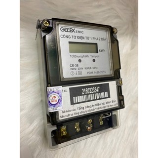 Đồng Hồ Điện Tử-Công tơ điện tử EMIC 1 Pha CE-38 – Chính Xác, Tiết Kiệm, Dễ Lắp Đặt