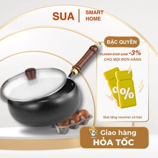 Chảo Lòng Sâu Chống Dính Đa Năng – Dùng Được Cho Bếp Ga, Bếp Từ, Vệ Sinh Dễ Dàng