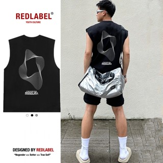 Áo Tank Top Nam Nữ RedLabel In Họa Tiết AXGU, Áo Ba Lỗ Sát Nách Nam Nữ Cotton Cá Tính TT48