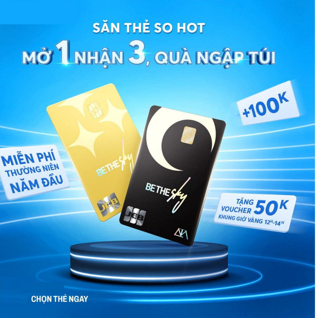 Thẻ MBBank JCB Platinum Be The Sky