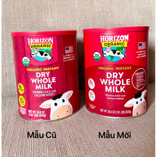  Sữa tươi nguyên kem dạng bột Horizon Organic Whole Milk 870gr date 2026 2027 