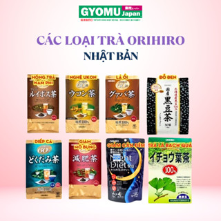 Trà Orihiro diếp cá, giảm mỡ bụng, trà nghệ và trà ổi - Gyomu Japan