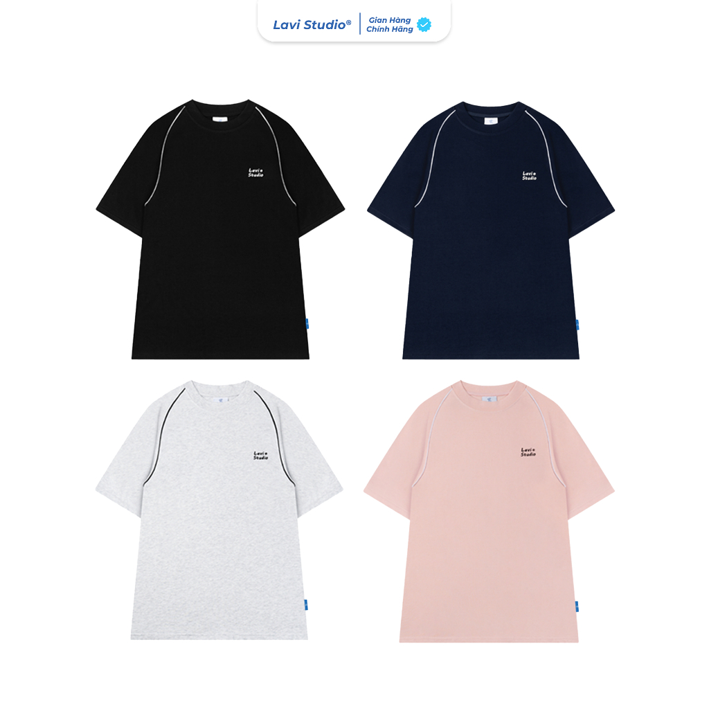 Áo thun Local Brand Lavi Studio/ Line in cao su nổi | BigBuy360 - bigbuy360.vn