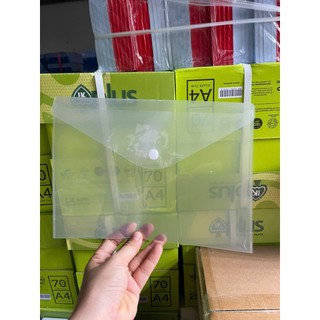 Combo 10 cái bìa nút A5, bìa 1 nút A5, bìa nhựa A5, bìa my clear A5