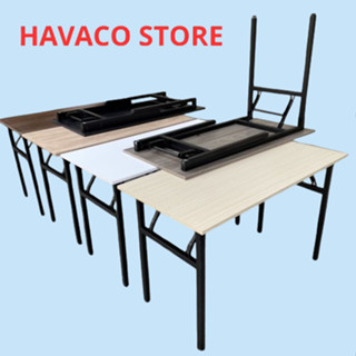  bàn học làm việc gấp gọn Havaco chân sắt sơn tĩnh điện BOV  hàng ráp sẵn  
