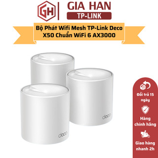 [Hỏa Tốc] Bộ Phát Wifi Mesh TP-Link Deco X50 (1-pack, 2-pack, 3-pack) Chuẩn WiFi 6 AX3000