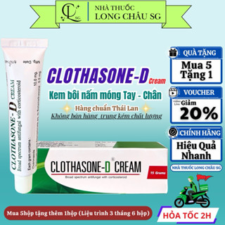 Kem Bôi Nấm Móng Tay Chân Clothasone D Thái Lan – Giảm Nhanh Nấm Móng Hiệu Quả, Ngăn Ngừa Tái Phát.