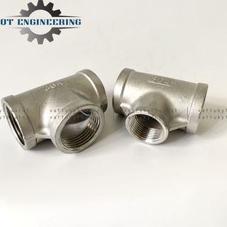 Tê Ren Giảm Inox 304 Size 21mm-60mm