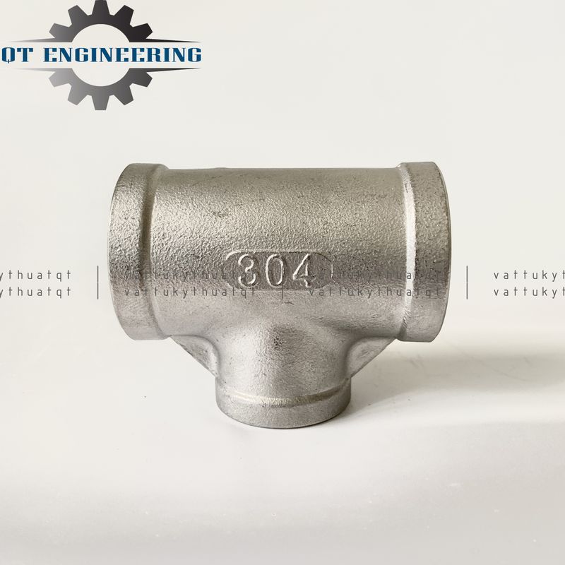 Tê Ren Giảm Inox 304 Size 21mm-60mm