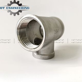 Tê Ren Giảm Inox 304 Size 21mm-60mm