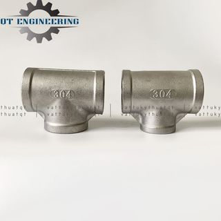 Tê Ren Giảm Inox 304 Size 21mm-60mm