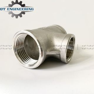 Tê Ren Giảm Inox 304 Size 21mm-60mm