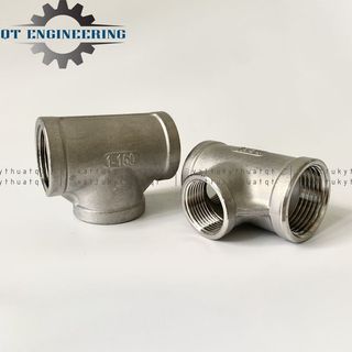 Tê Ren Giảm Inox 304 Size 21mm-60mm