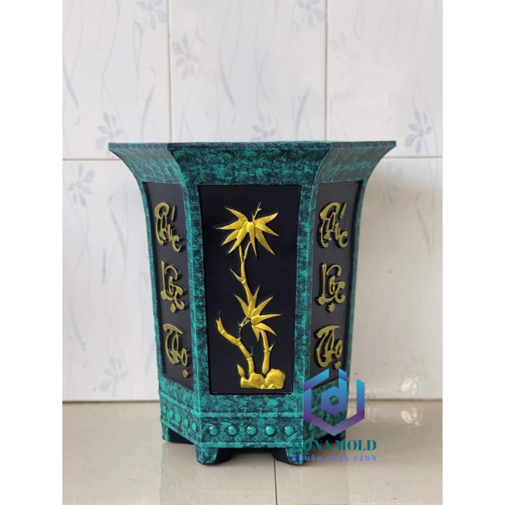 Khuôn Đúc Chậu Cảnh ABS Ly rộng 35 cm cao 44 cm. Khuôn Đúc Chậu Cảnh Nhựa ABS cao cấp