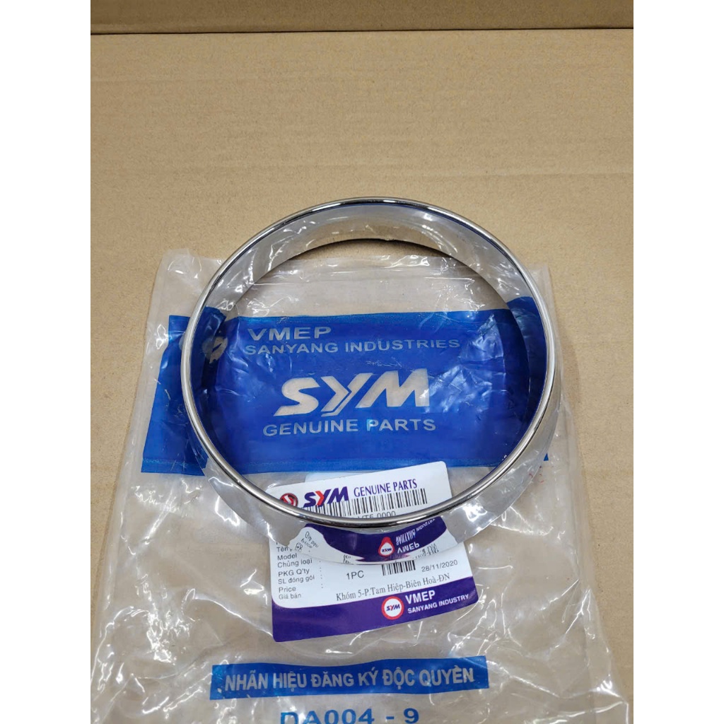 Viền đèn pha xe Attila Elizabeth SYM (dòng xăng cơ bình xăng con)