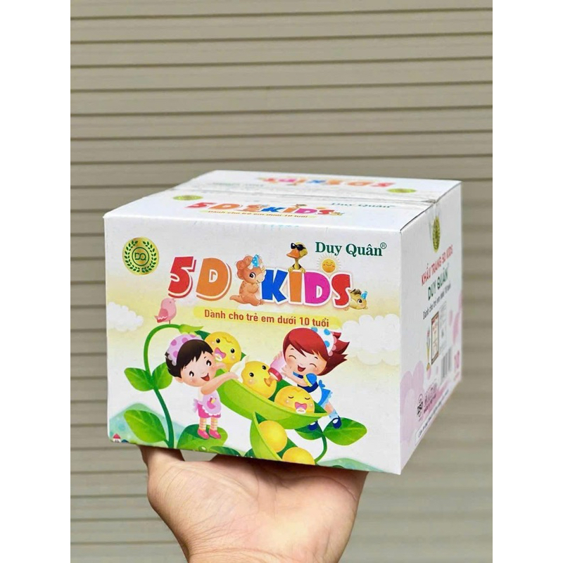 Thùng 300 Cái Khẩu Trang Trẻ Em 5D Kids Mask