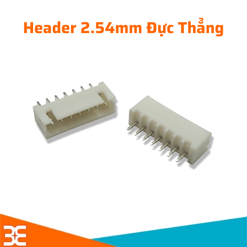 Header 2.54mm Đực Thẳng, Chân Đế XH2.54