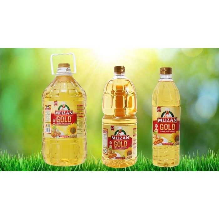 AMMYFOOD - Dầu ăn cao cấp Meizan Gold chai 1 lít/ 2 LÍT/ 5 LÍT