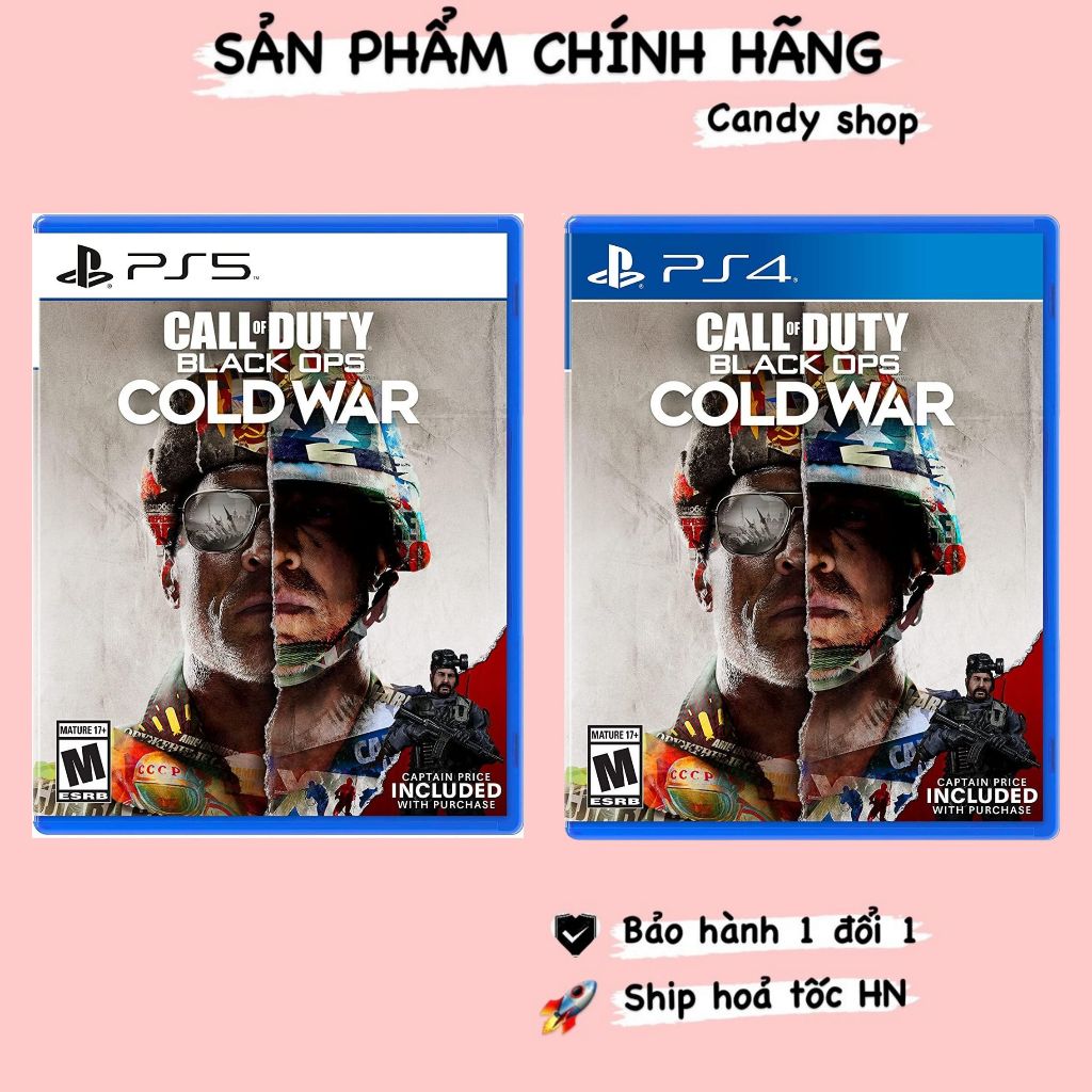 Đĩa game Call of Duty Black Ops Cold War PS4 (LIKE NEW)