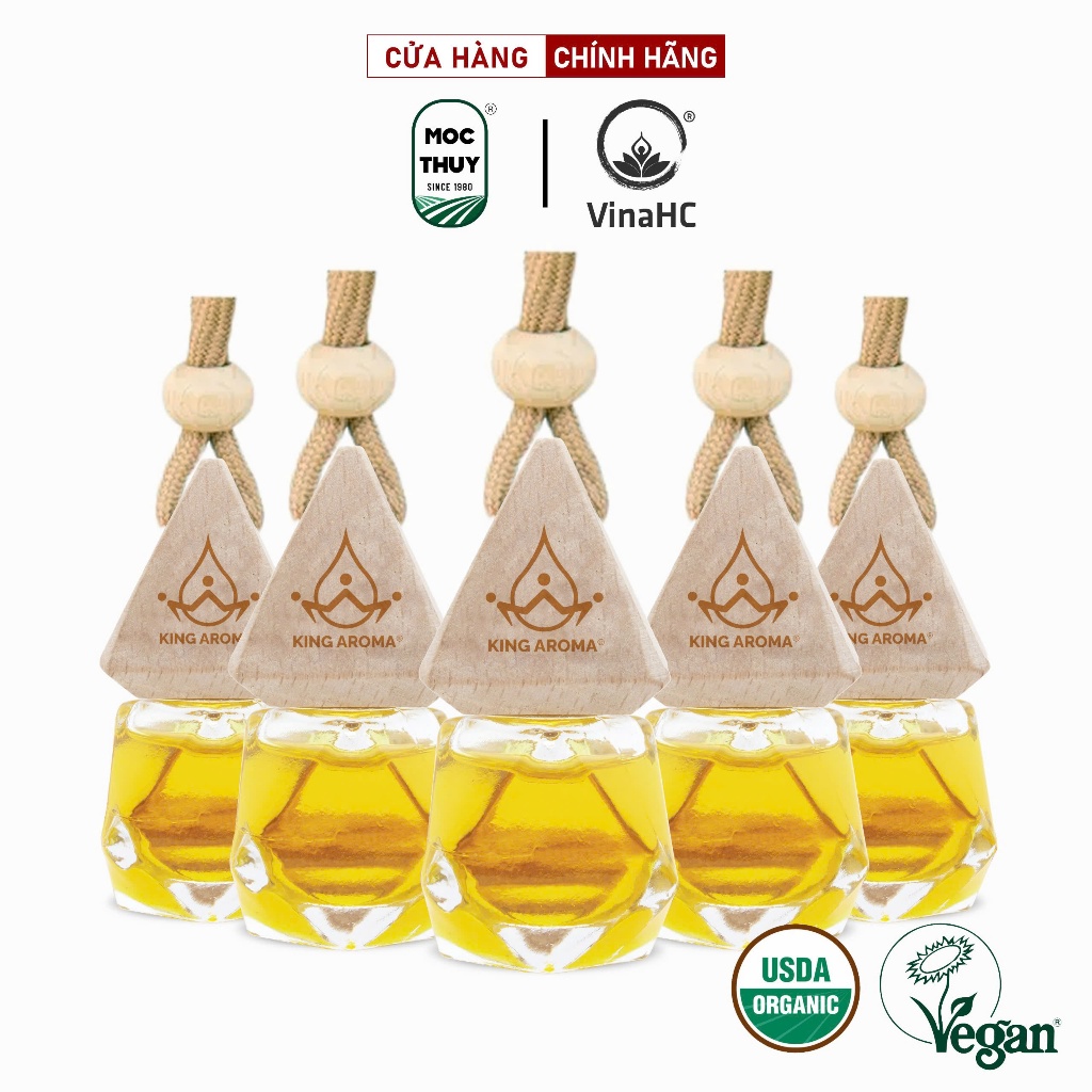 [Mua 10 tặng 1] Thùng 10 tinh dầu treo xe Mộc Thủy - giúp khử mùi xe hơi, làm thơm phòng, thư giãn, đuổi muỗi
