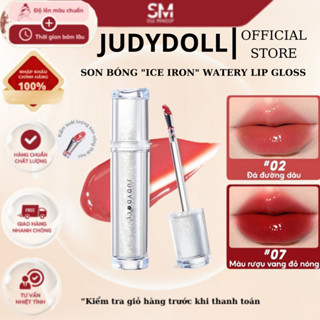 JUDYDOLL Son bóng "Ice-iron" Watery Lip Gloss Lâu trôi Không dính cốc Dưỡng ẩm 2,4g