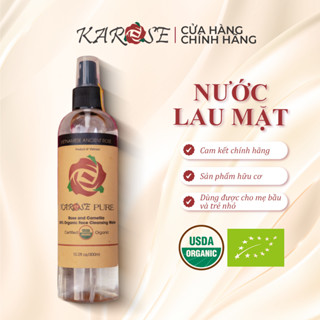 Nước tẩy trang Karose nước lau mặt hoa hồng dịu nhẹ, cấp ẩm da 300ml