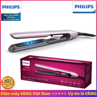  Máy ép tóc duỗi tóc uốn tóc Philips BHS530 BHS530 00 tạo nhiều kiểu tóc bảo về tóc tránh hư tổn do nhiệt chính hãng 