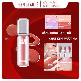 Má Hồng Kem Căng Bóng Glamrr Q Glow Lasting Fresh Blush 3.8g 