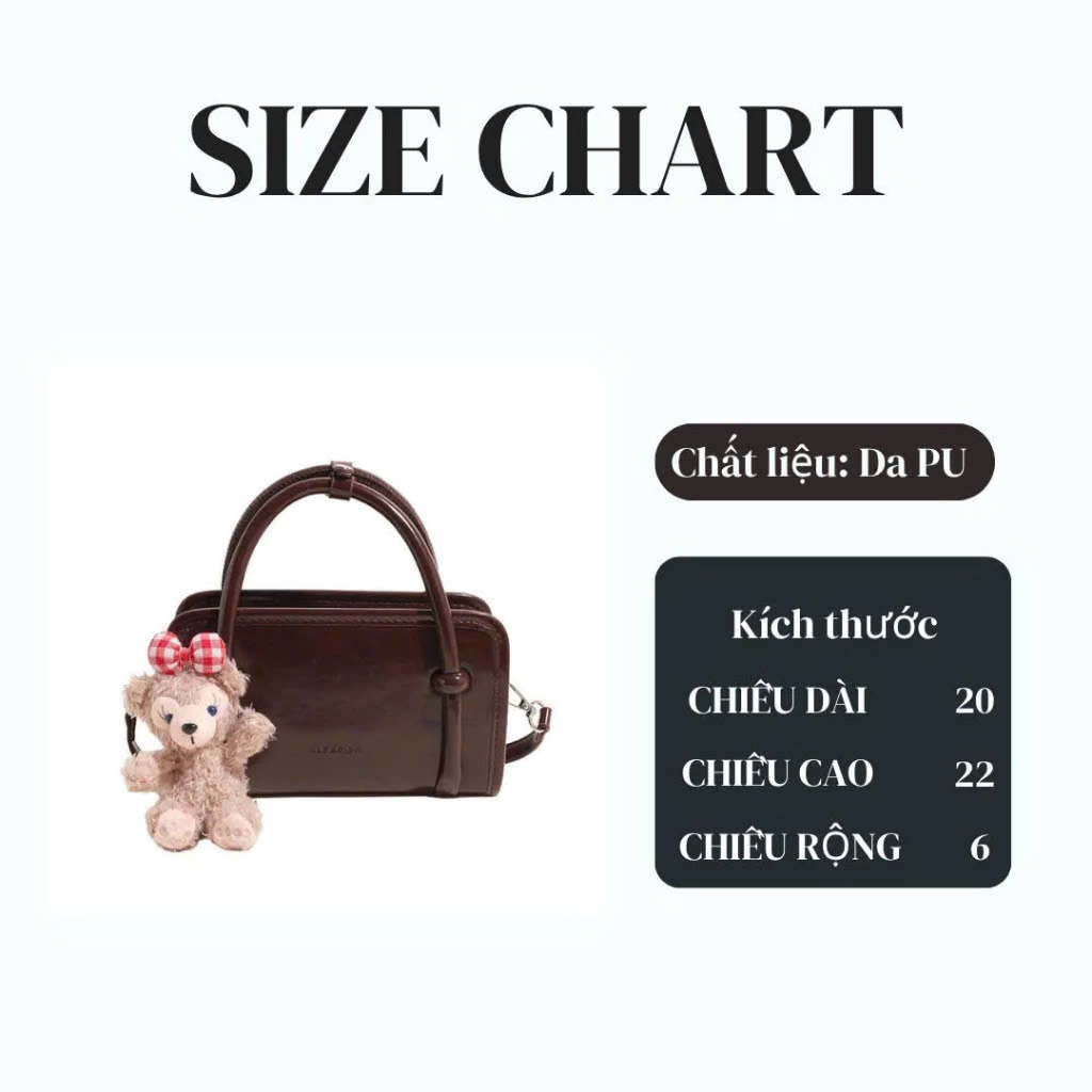 Túi Xách Cầm Tay Nữ Dáng Hộp Quai Xách Phối Nut Da Mềm Nổi Bật Đi Làm, Đi Chơi Phong Cách Hàn Quốc DK159 | BigBuy360 - bigbuy360.vn