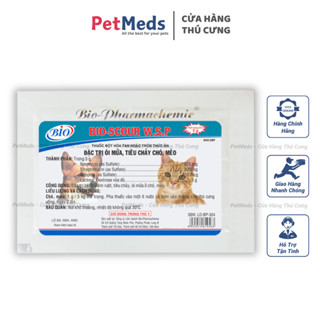 Bột Tri Tiêu Chảy, Ói Mửa BIO SCOUR WSP Cho Chó Mèo