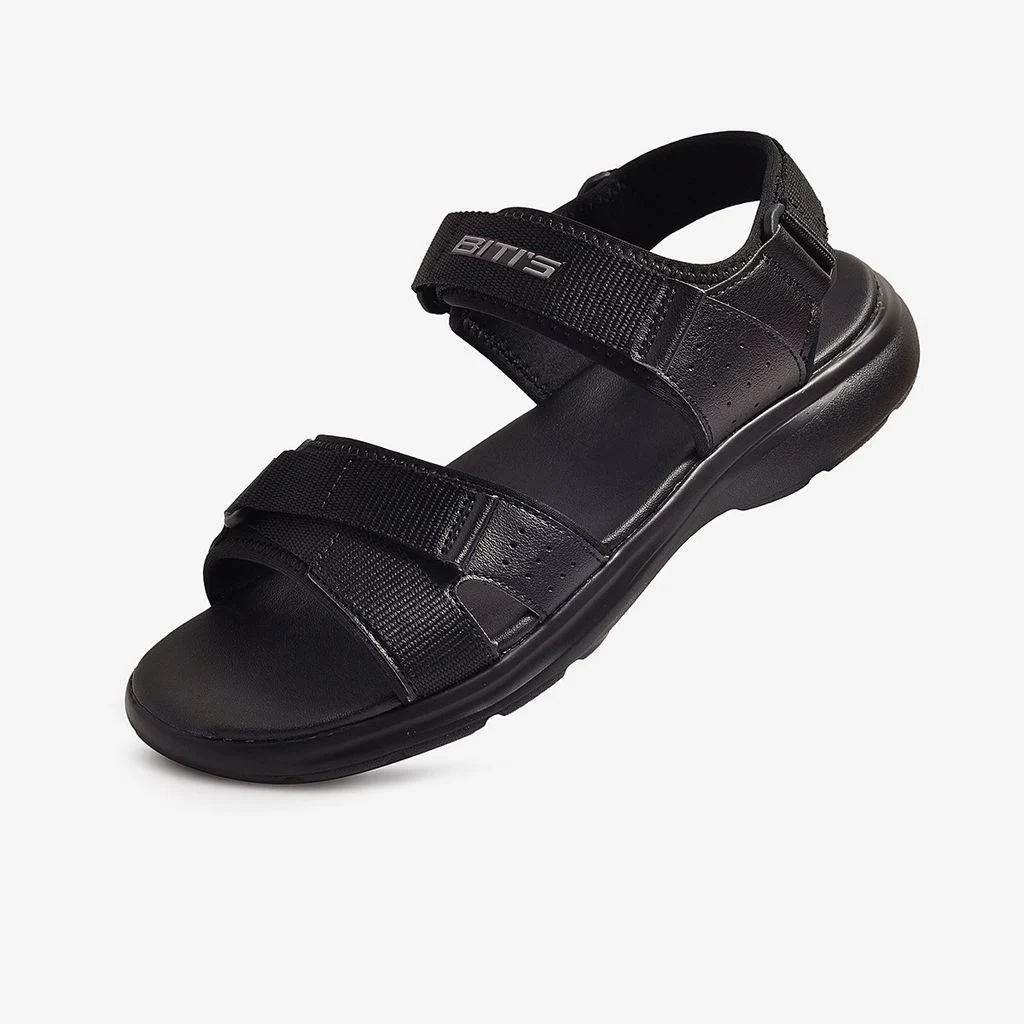 Dép Sandal/ Quai Hậu Nam BEM002000 Eva Phun Siêu Nhẹ Chống Trơn Trượt Chính Hãng Biti's - Đen